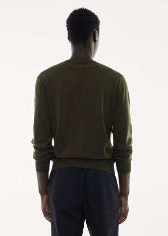 MANGO MAN Sweater 'willy' in Green