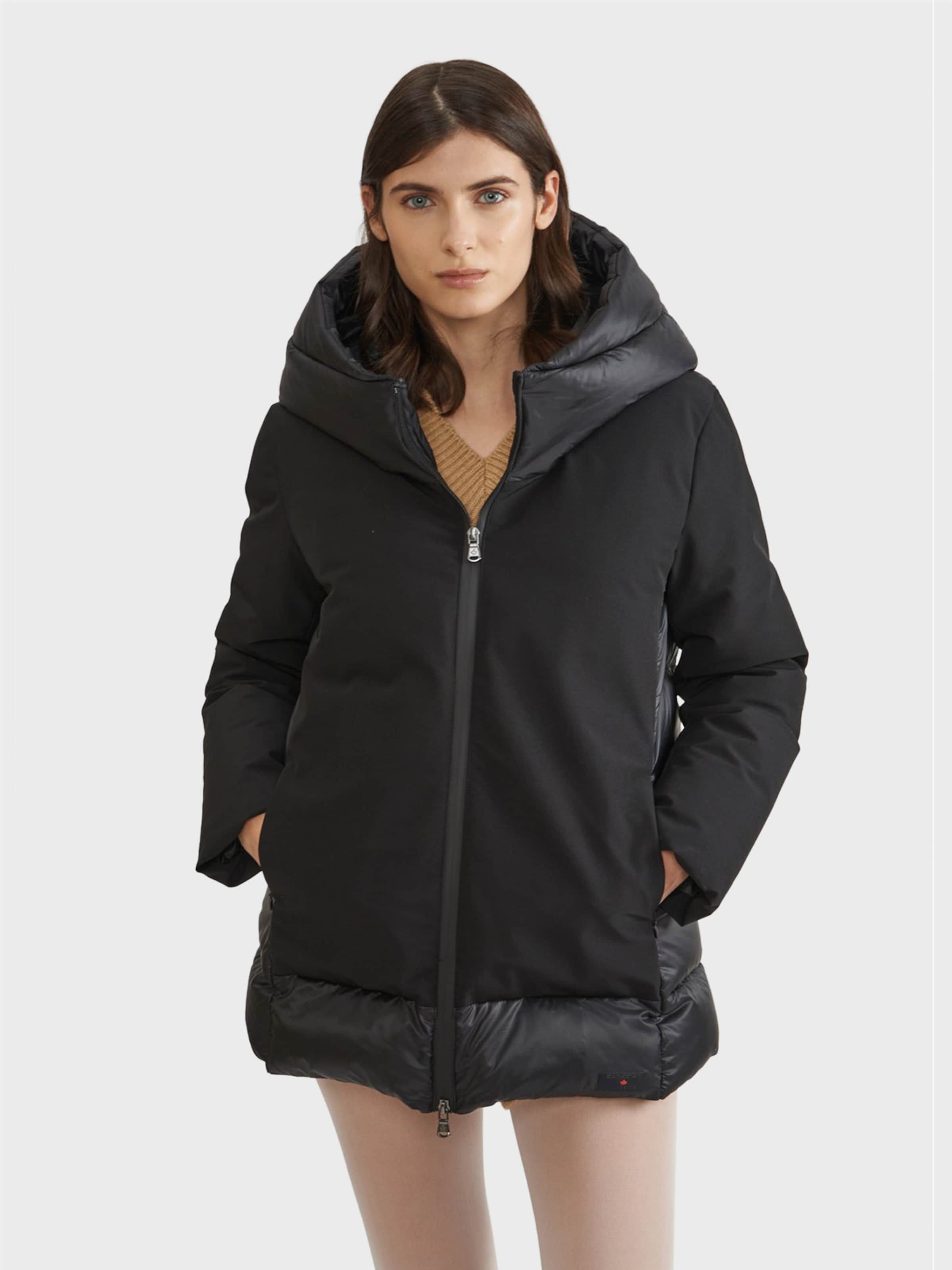 Canadian Classics Tussenparka ' LYTTON ' in Zwart: voorkant