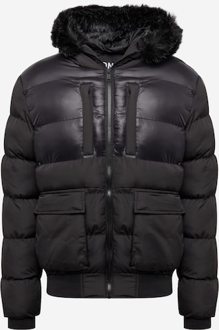 BRAVE SOUL Winter Jacket 'JOEY' in Black: front