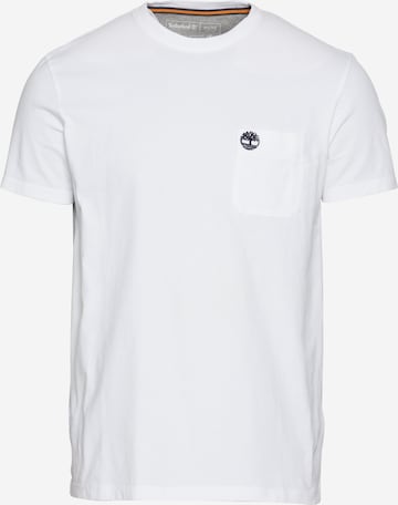 T-Shirt 'Dun-Riv' TIMBERLAND en blanc : devant