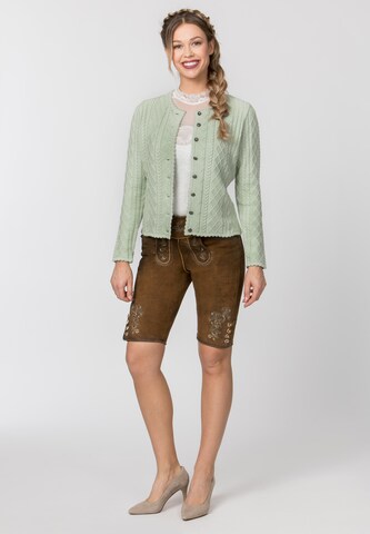 STOCKERPOINT Trachtenstrickjacke 'Lavina' in Grün