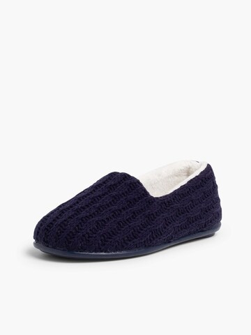 Pisamonas Hausschuh‌‌‌‌ in Blau: Vorderseite