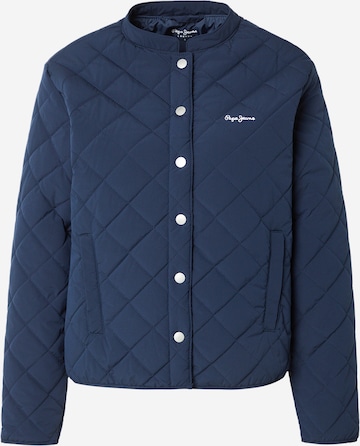 Pepe Jeans Přechodná bunda – modrá: přední strana