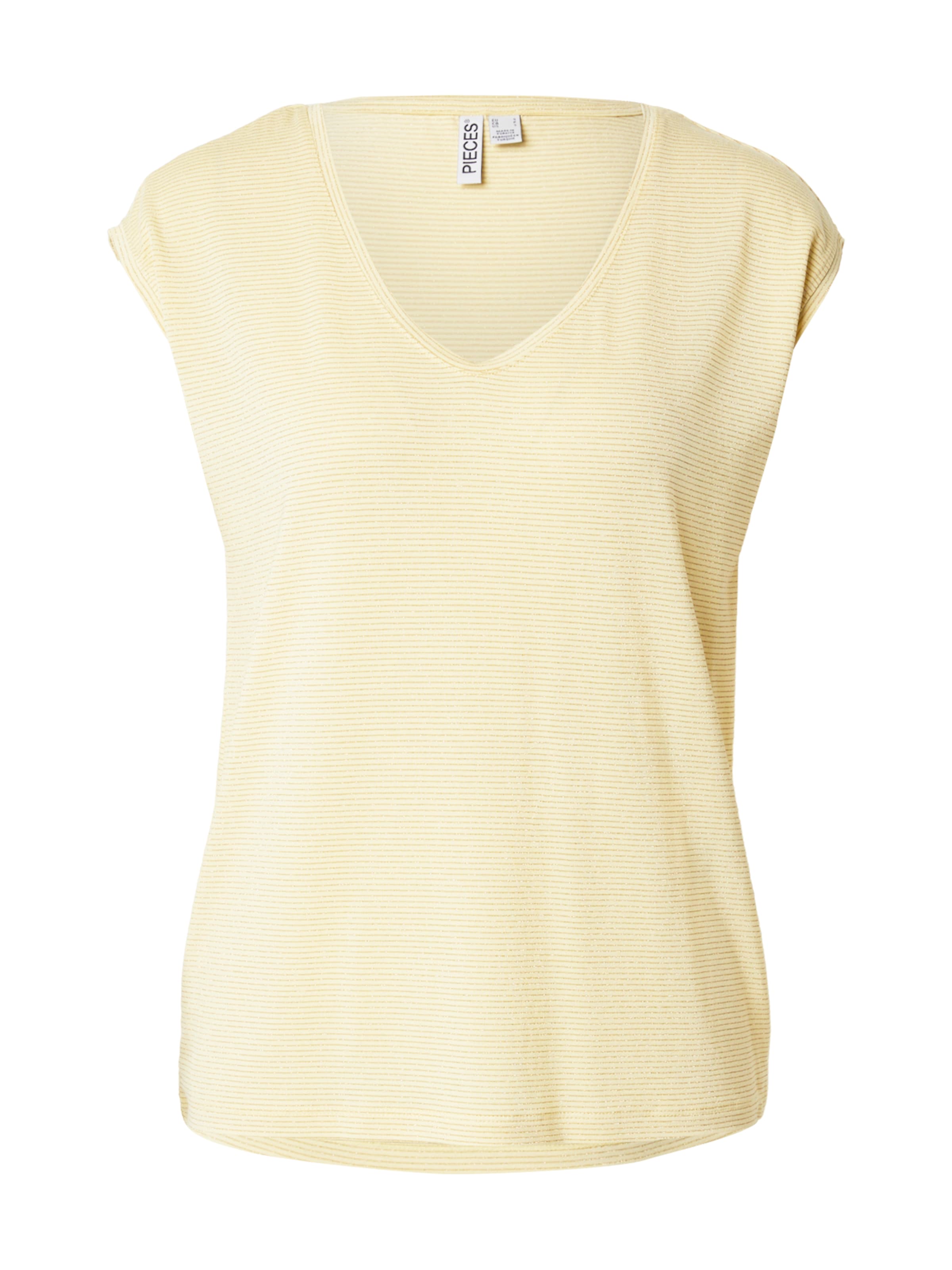PIECES Μπλουζάκι 'PCBillo' σε κίτρινο: μπροστά