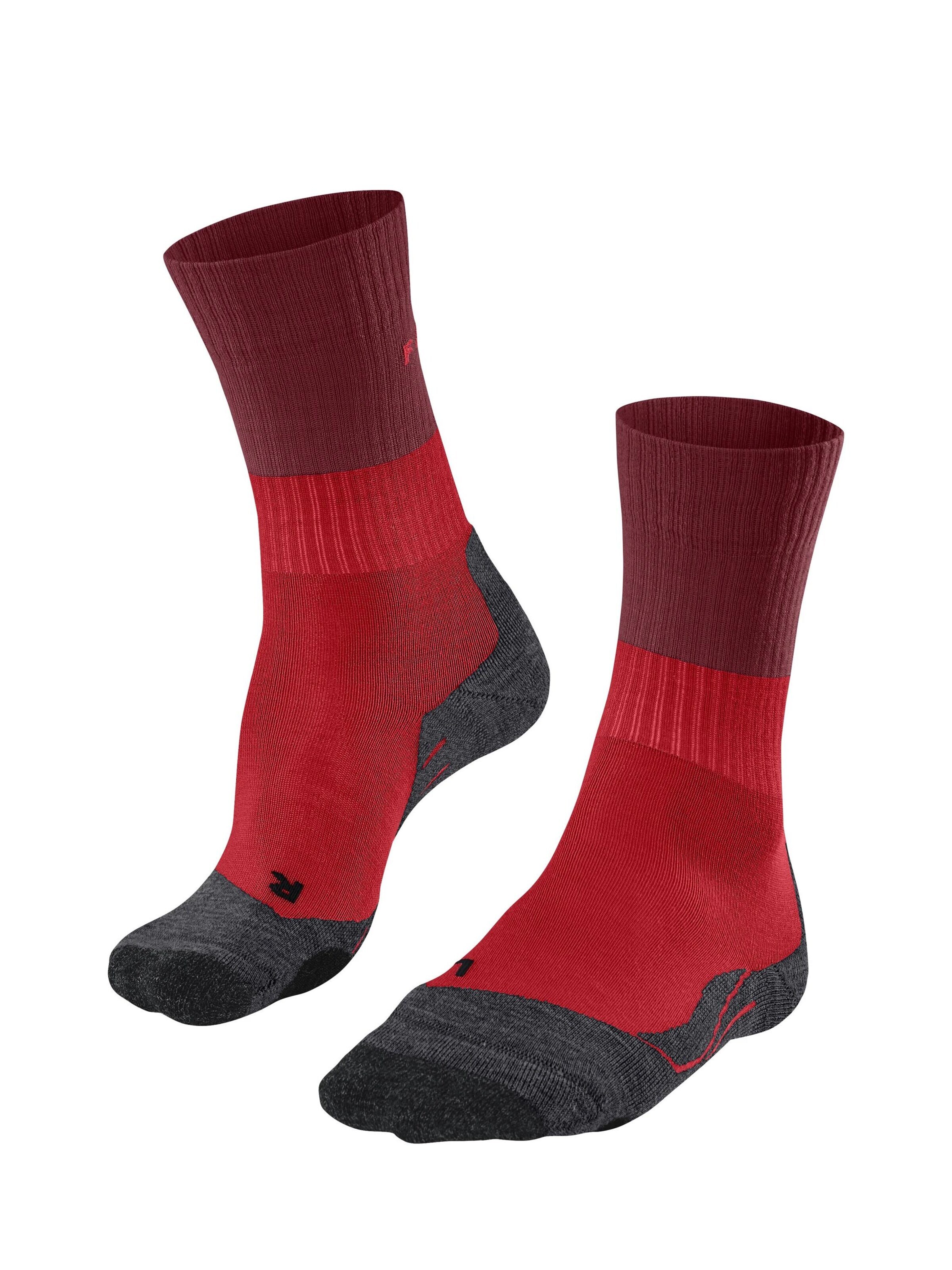 FALKE Sportsocken 'TK2 Explore'‌‌‌‌‌ in Rot: Vorderseite