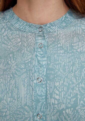 Camicia da donna di comma casual identity in blu