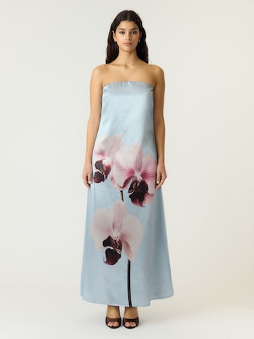 YAS - Vestido 'ORCHIDA' en azul: frente