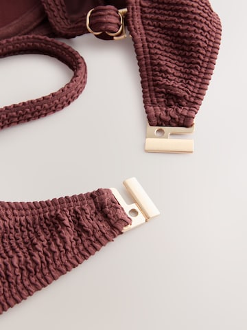 Next Õlapaelteta Bikiinitopp, värv pruun