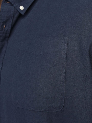 Jack & Jones Plus Slim Fit Риза 'Oxford' в синьо