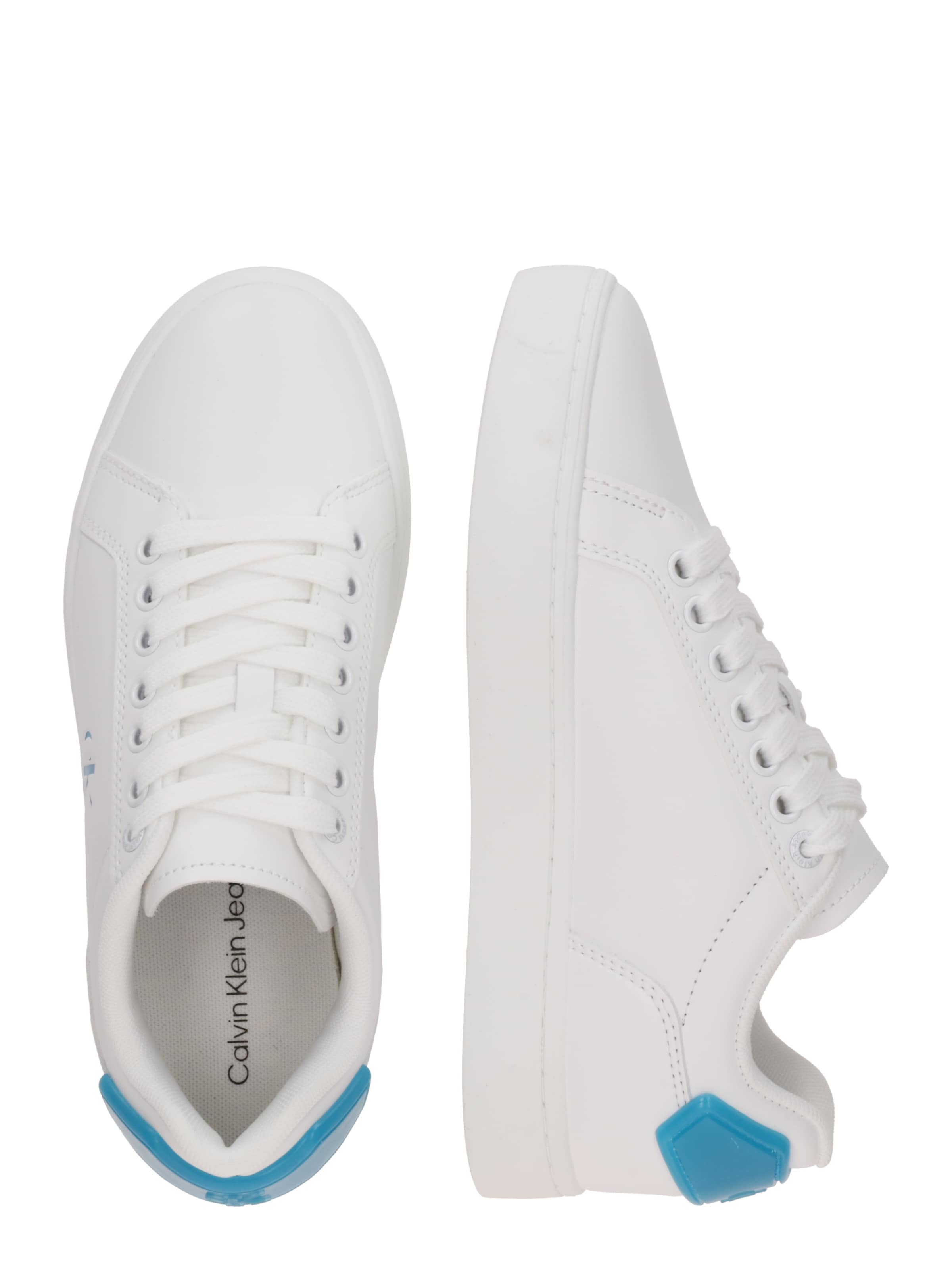 Baskets basses 'CLASSIC' Calvin Klein en blanc