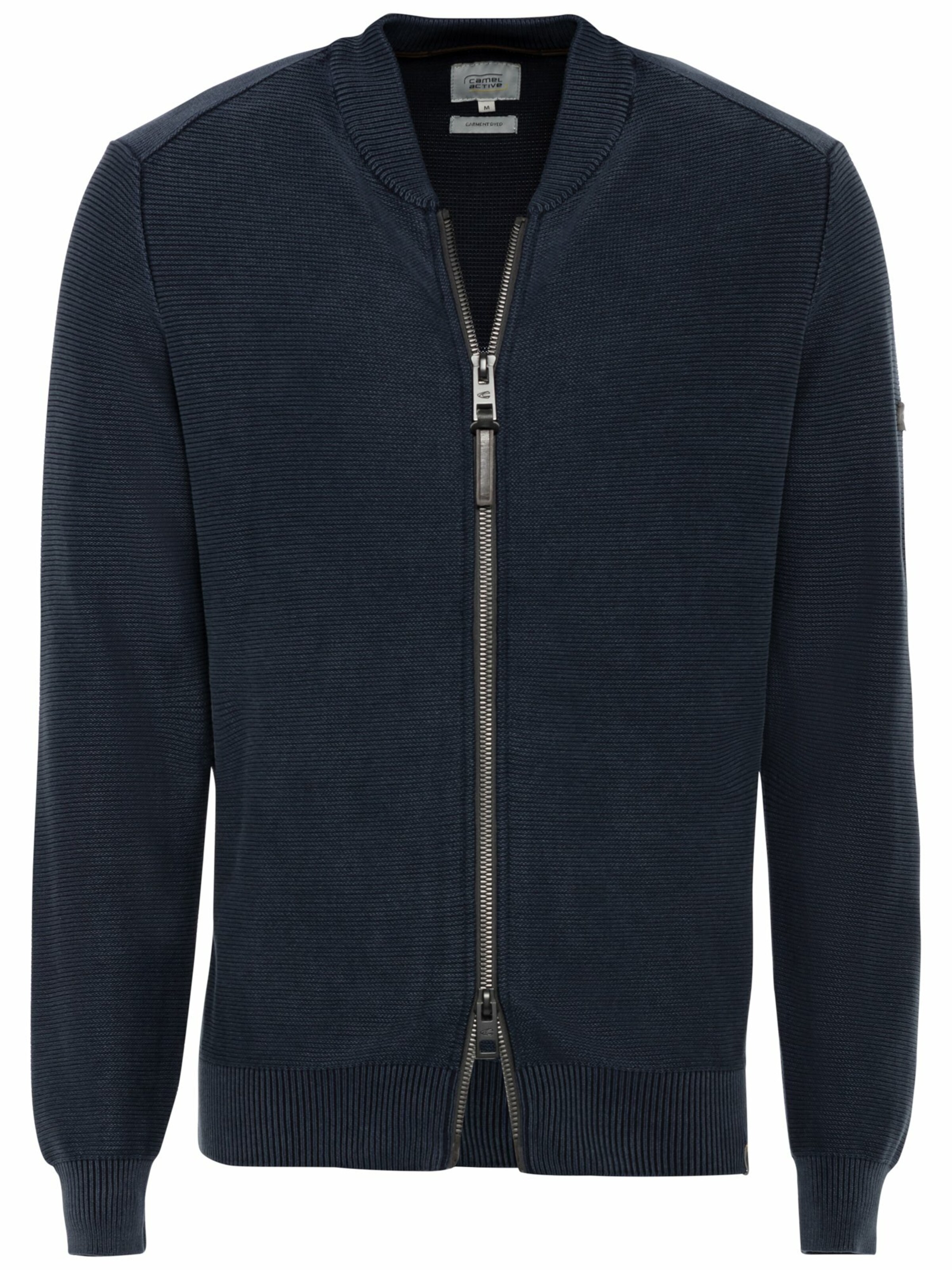 CAMEL ACTIVE Knit Cardigan in Dark Blue 