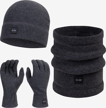 INDICODE JEANS Beanie 'Gjert' in Grey: front