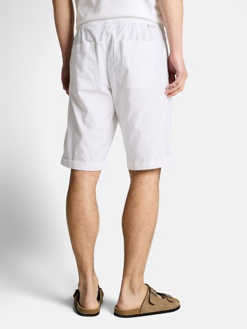 Regular Pantalon TOM TAILOR en blanc