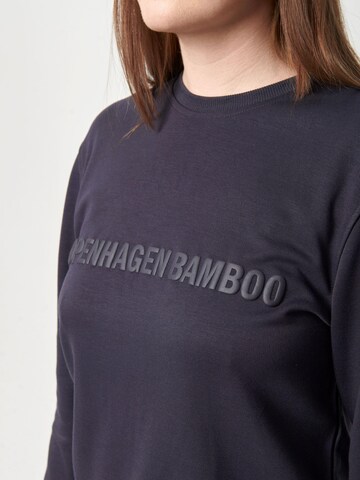 Copenhagen Bamboo Sweatshirt 'Mørkegrå bambus sweatshirt med logo'‌ in Grau