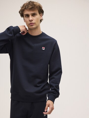 FILA - Sudadera 'BIELLA regular crewneck sweatshirt' en azul: frente