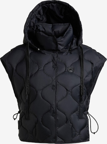 Gilet 'Ninga' khujo en noir : devant