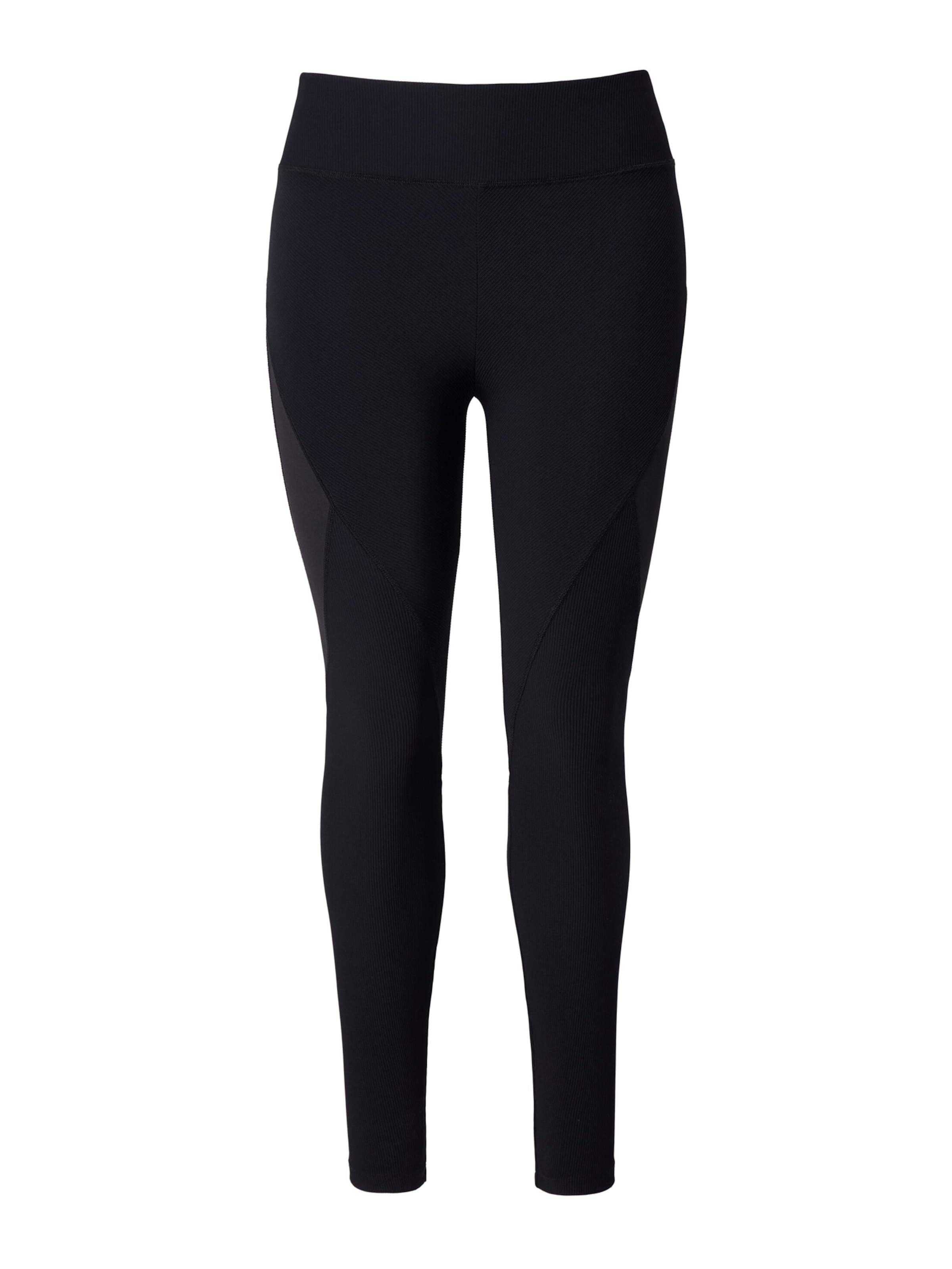 Skinny Leggings 'Booty Boost' Ulla Popken en noir : devant