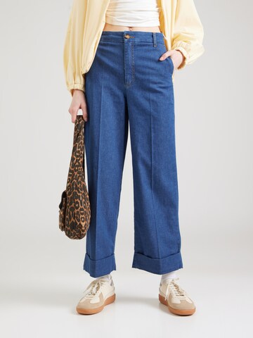 King Louie Wide Leg Jeans 'Lisa Chambray' in Blau: Vorderseite