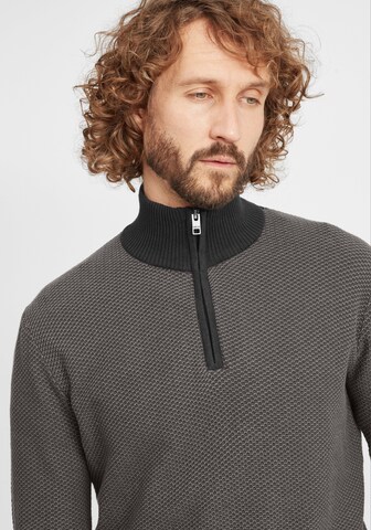 !Solid Pullover 'Duncan' in Schwarz