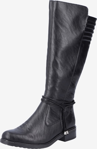 Rieker Boots in Black: front