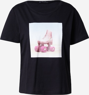 T-shirt Sisley en noir : devant