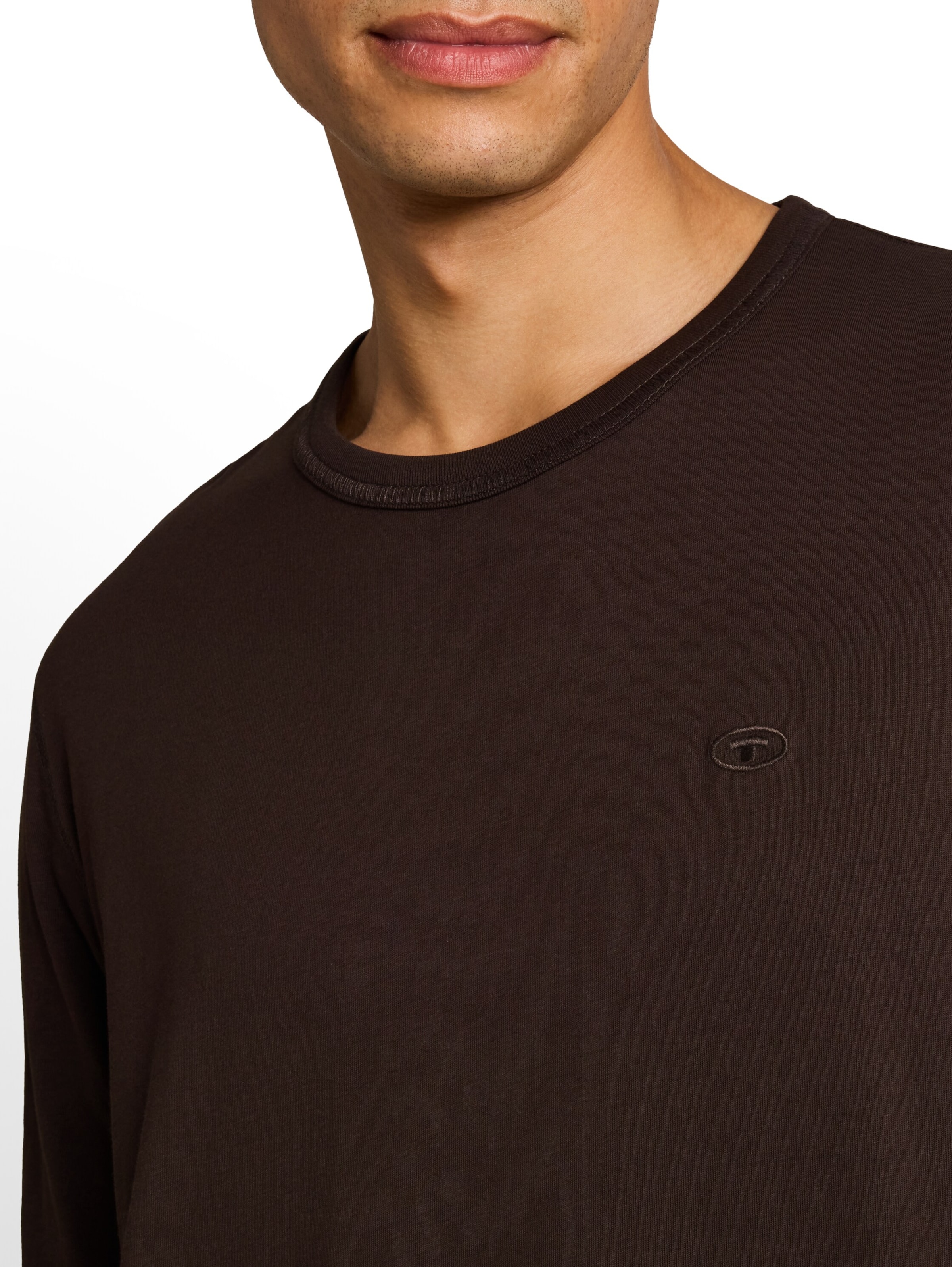 TOM TAILOR - Camiseta en marrón