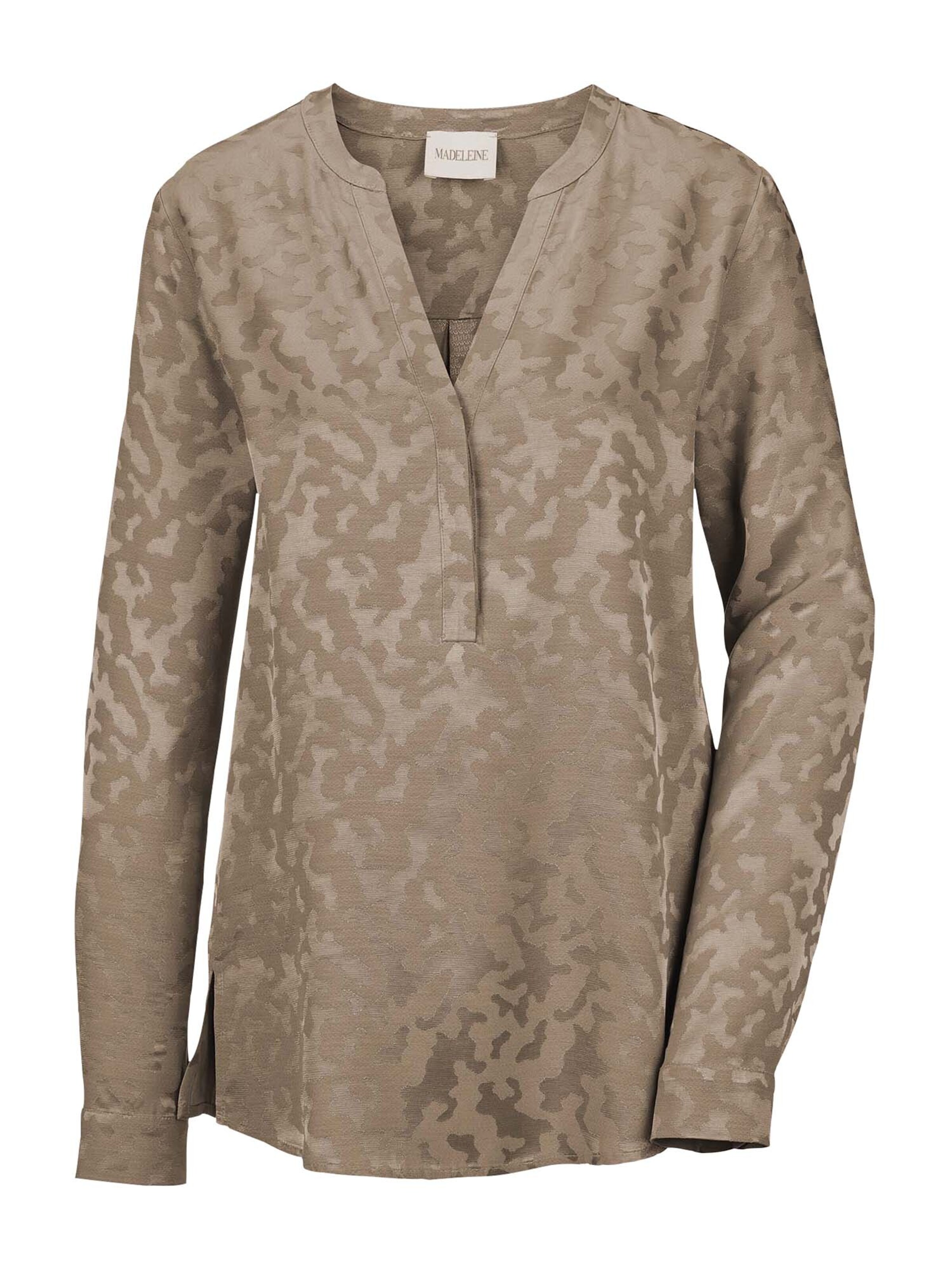 Chemisier MADELEINE en beige : devant