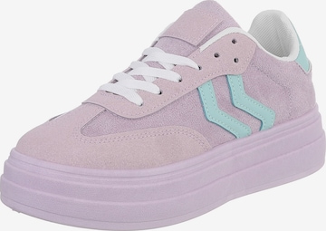 Ital-Design Sneaker in Lila: Vorderseite