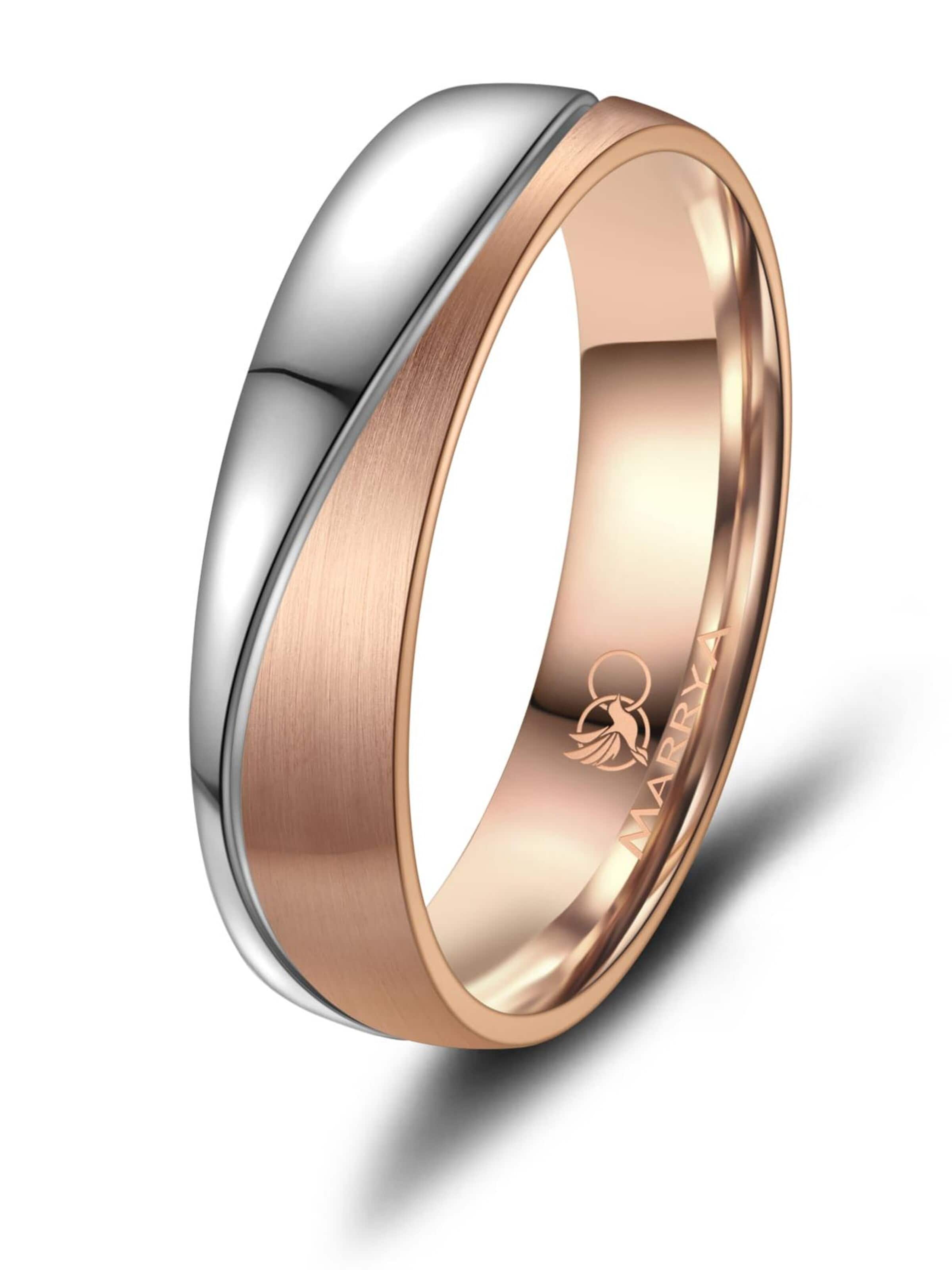 Anello 'MARRYA TI-38 Ehering aus Titan' di MARRYA in argento: frontale