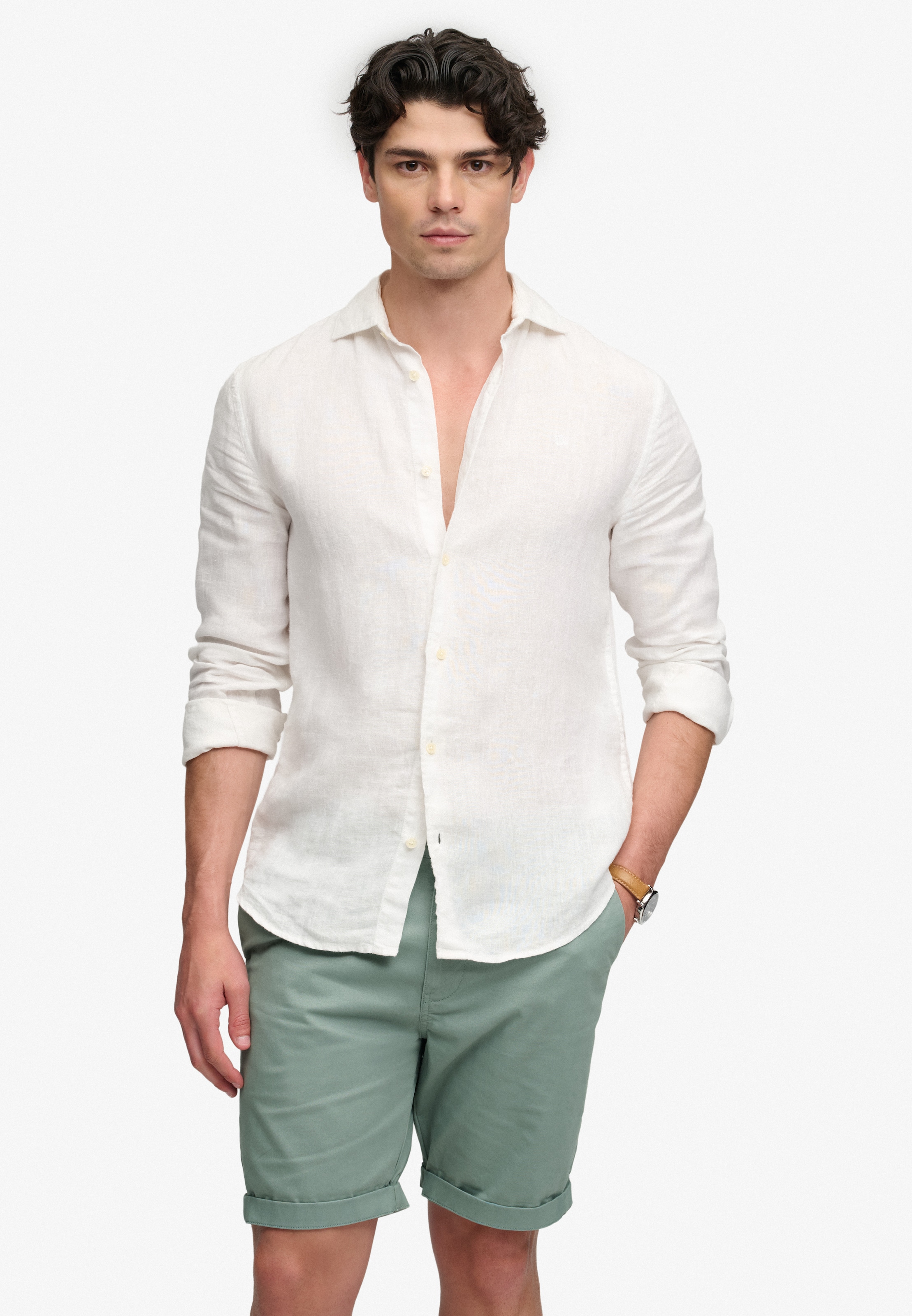 Superdry & Co Slimfit Chino in Groen