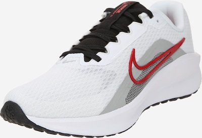 NIKE Chaussure de course 'DOWNSHIFTER 13' en gris argenté / rouge / noir / blanc, Vue avec produit