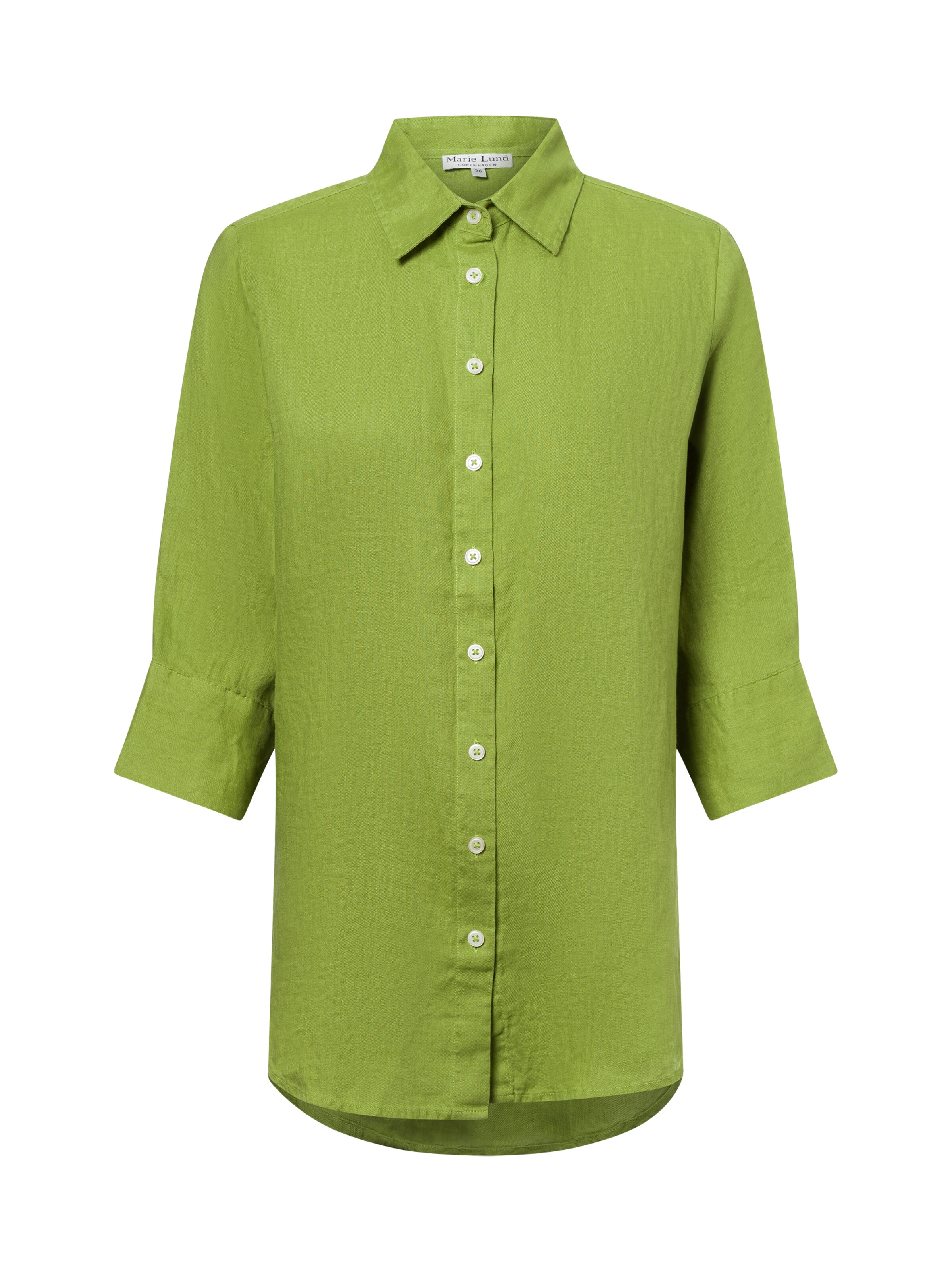 Marie Lund Blouse 'Rihab' in Green: front