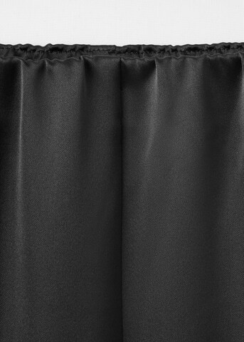 MANGO Wide Leg Housut 'LENA' värissä musta: etupuoli