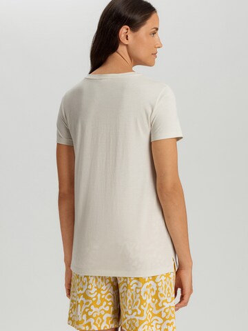 Hanro - Camisa 'Sleep & Lounge' em bege
