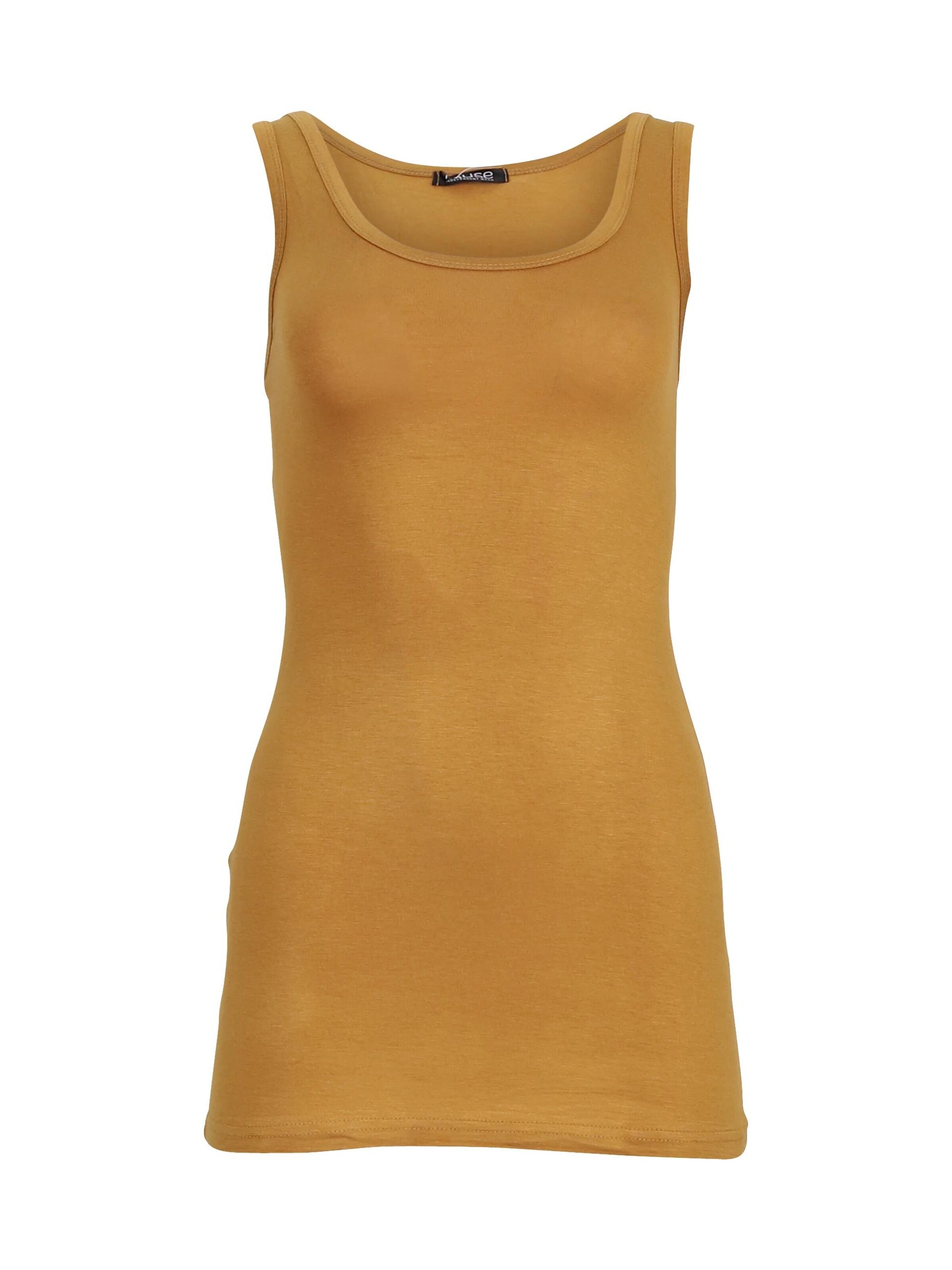 Easy Young Fashion Top in Yellow: front