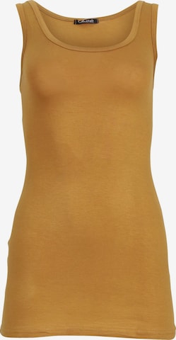 Easy Young Fashion Top in Yellow: front