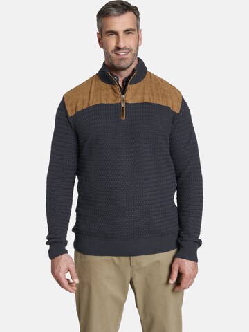 Charles Colby Pullover 'Earl Filibert' in Blau: Vorderseite