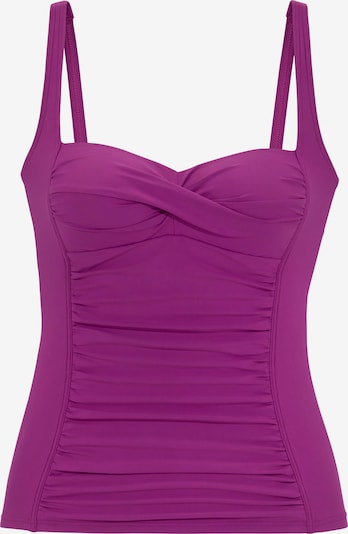 LASCANA Tankini top veličine S/C u ljubičasto crvena, Pregled proizvoda