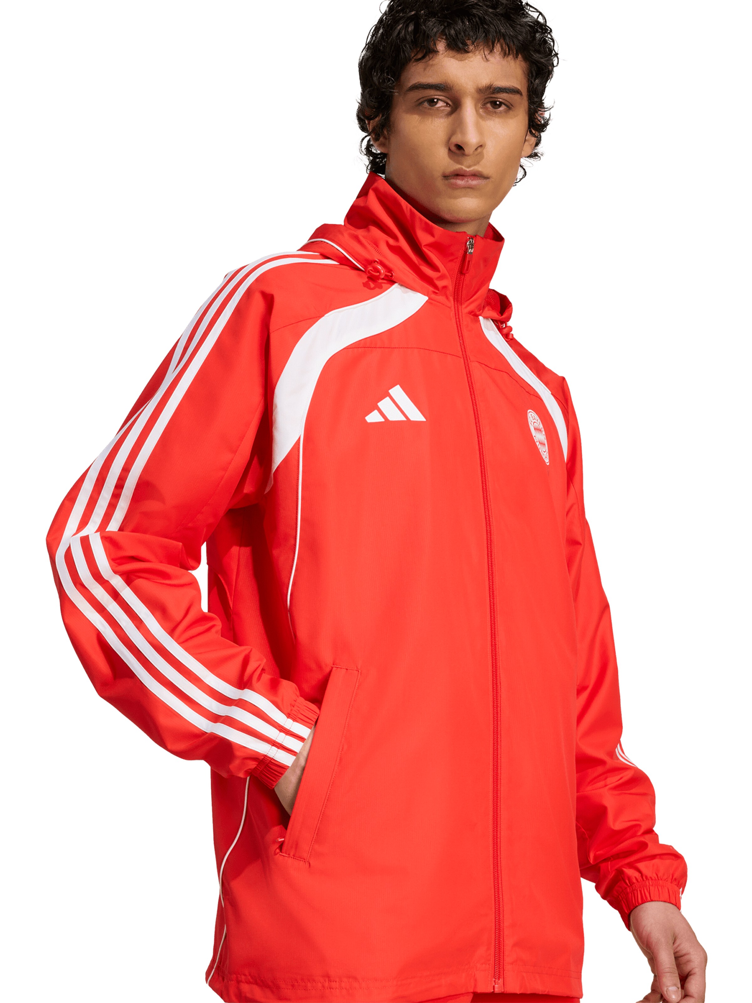 ADIDAS PERFORMANCE Training Jacket in Red