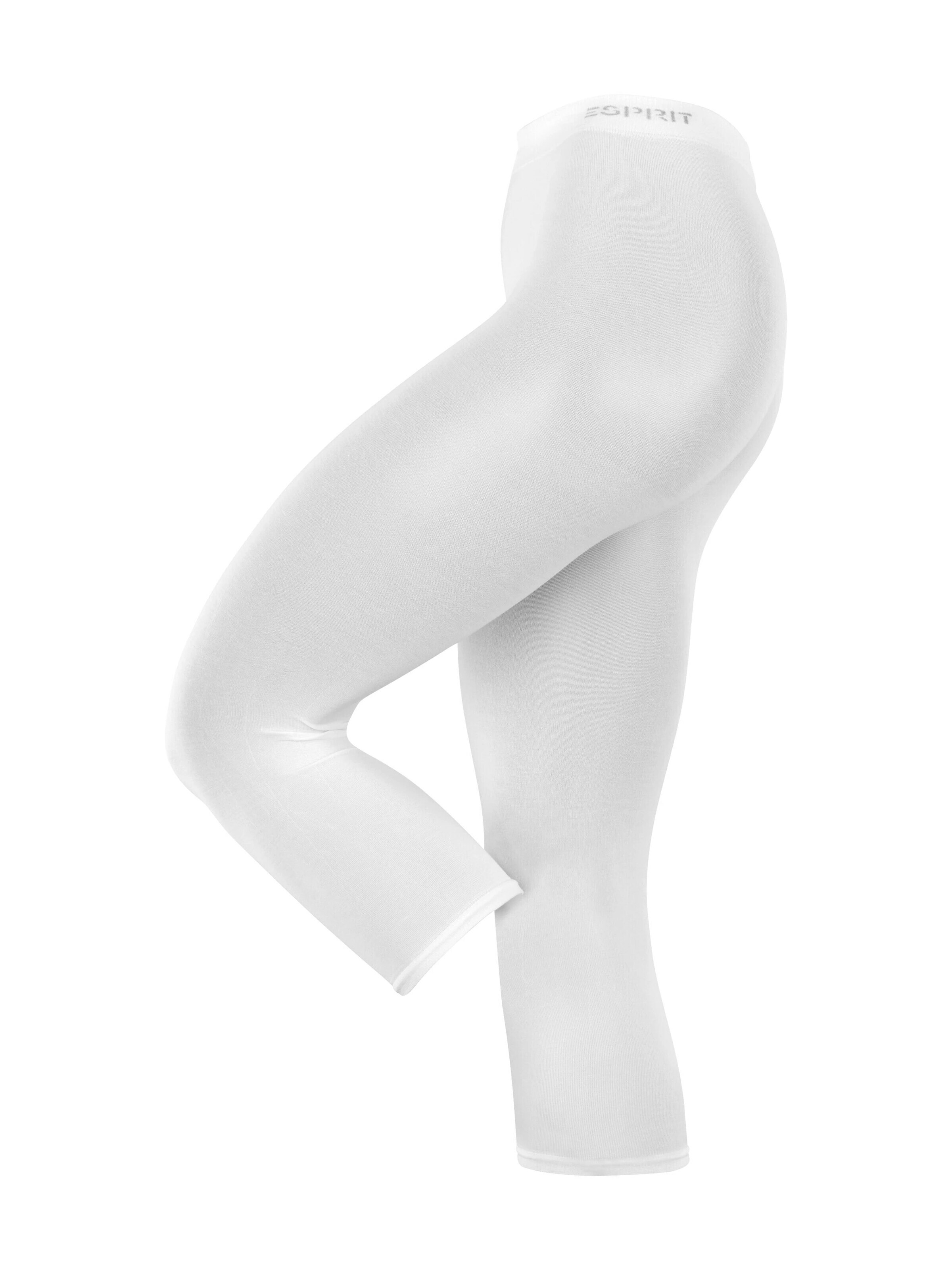 ESPRIT Leggings 'Cotton Capri'‌‌‌ in Weiß: Vorderseite