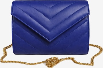 Pochette 'Val Blue Gold Clutch' Sellenes en bleu : devant