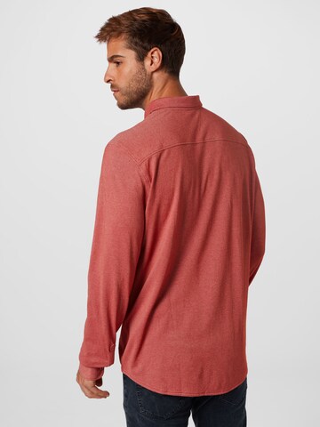 Coupe regular Chemise TOM TAILOR en rouge