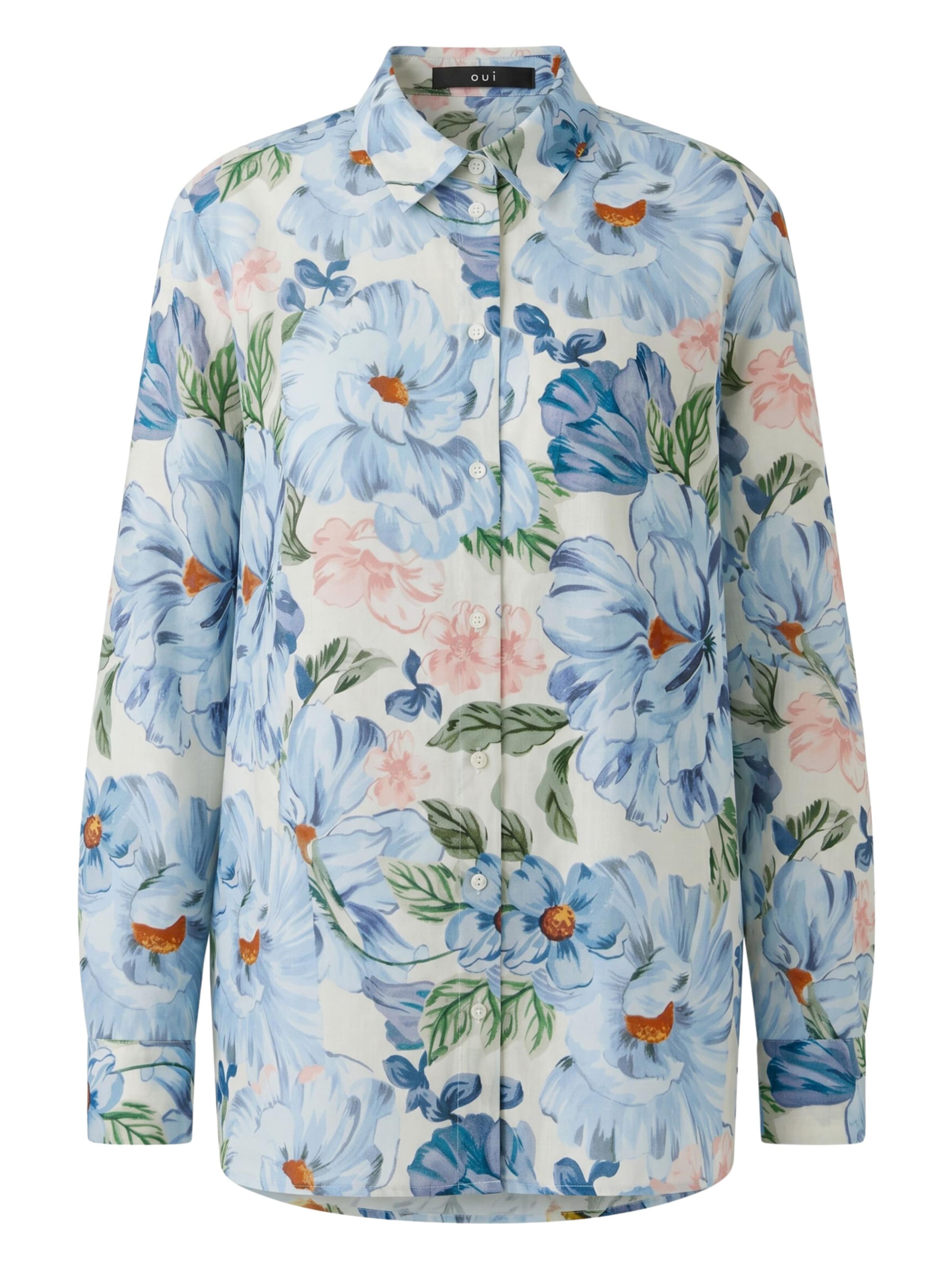 OUI Bluse in Blau: Vorderseite