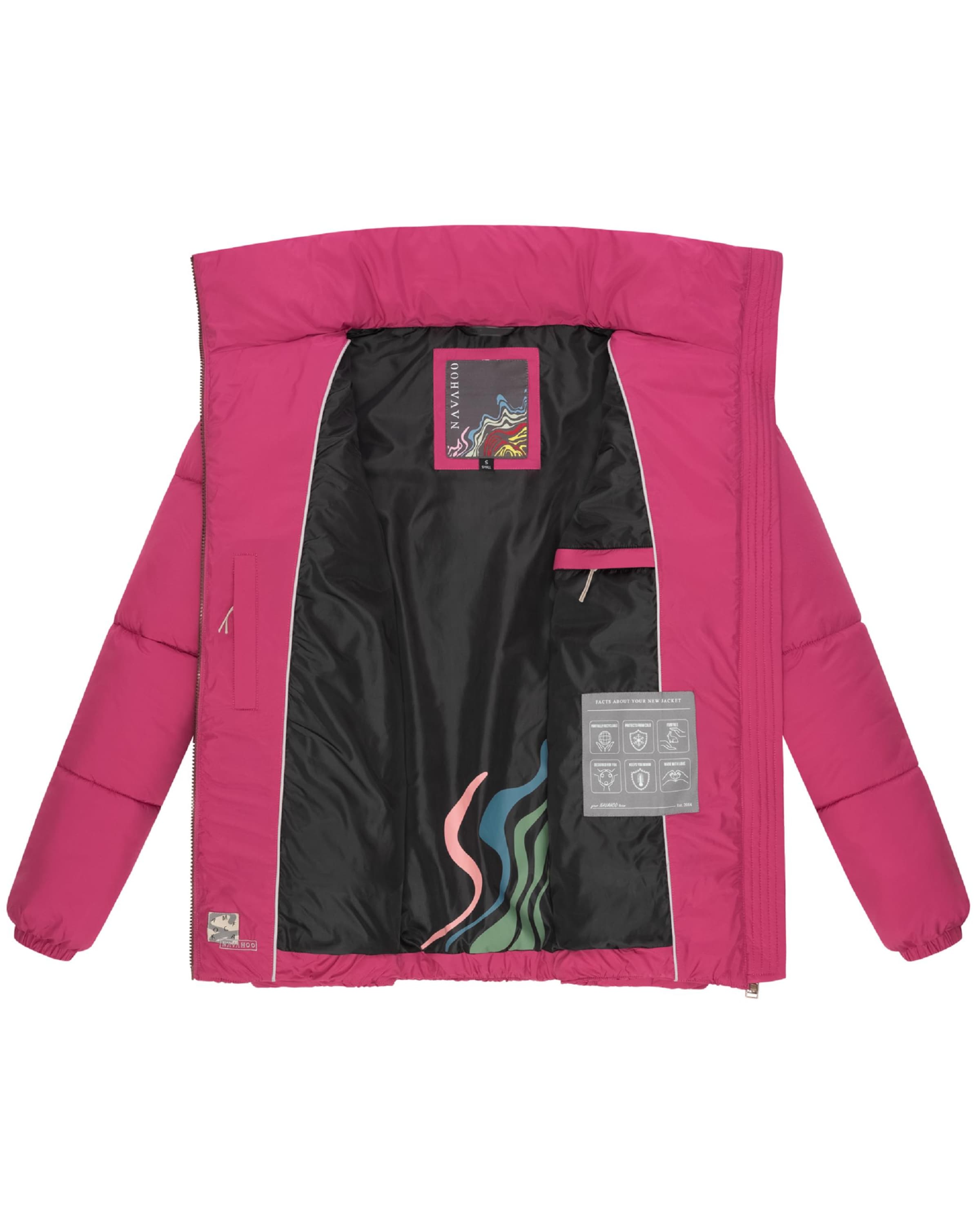 NAVAHOO Zimná bunda 'Schokolinaa' - Ružová