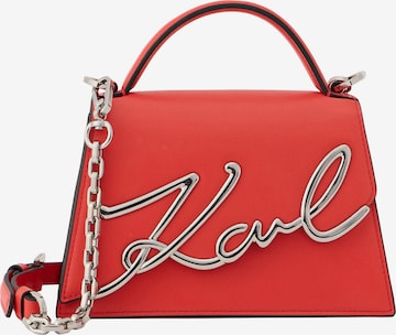 Sacs à main 'Signature 2.0' Karl Lagerfeld en orange : devant