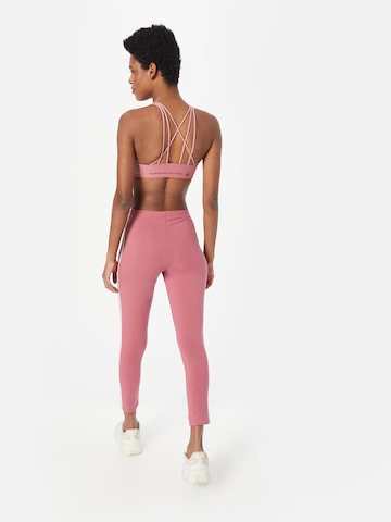 ADIDAS SPORTSWEAR Skinny Workout Pants 'Essentials' in Pink