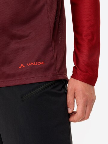 VAUDE Functioneel shirt 'Moab' in Rood