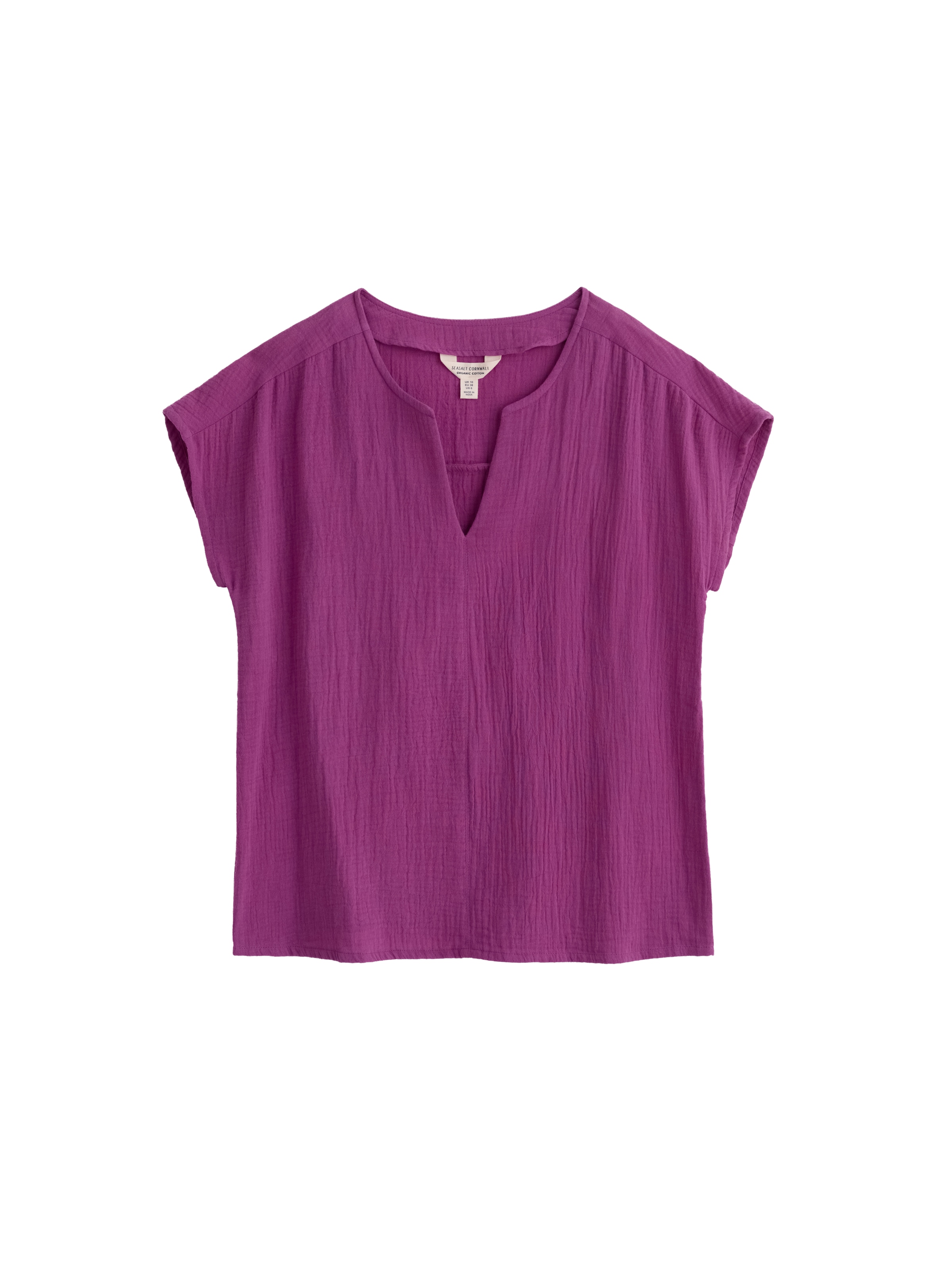 Seasalt Cornwall Bluse 'Landscape' i lilla: forside