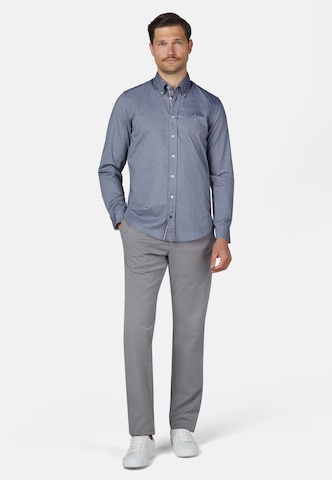 HECHTER PARIS Regular fit Zakelijk overhemd 'Casual' in Blauw
