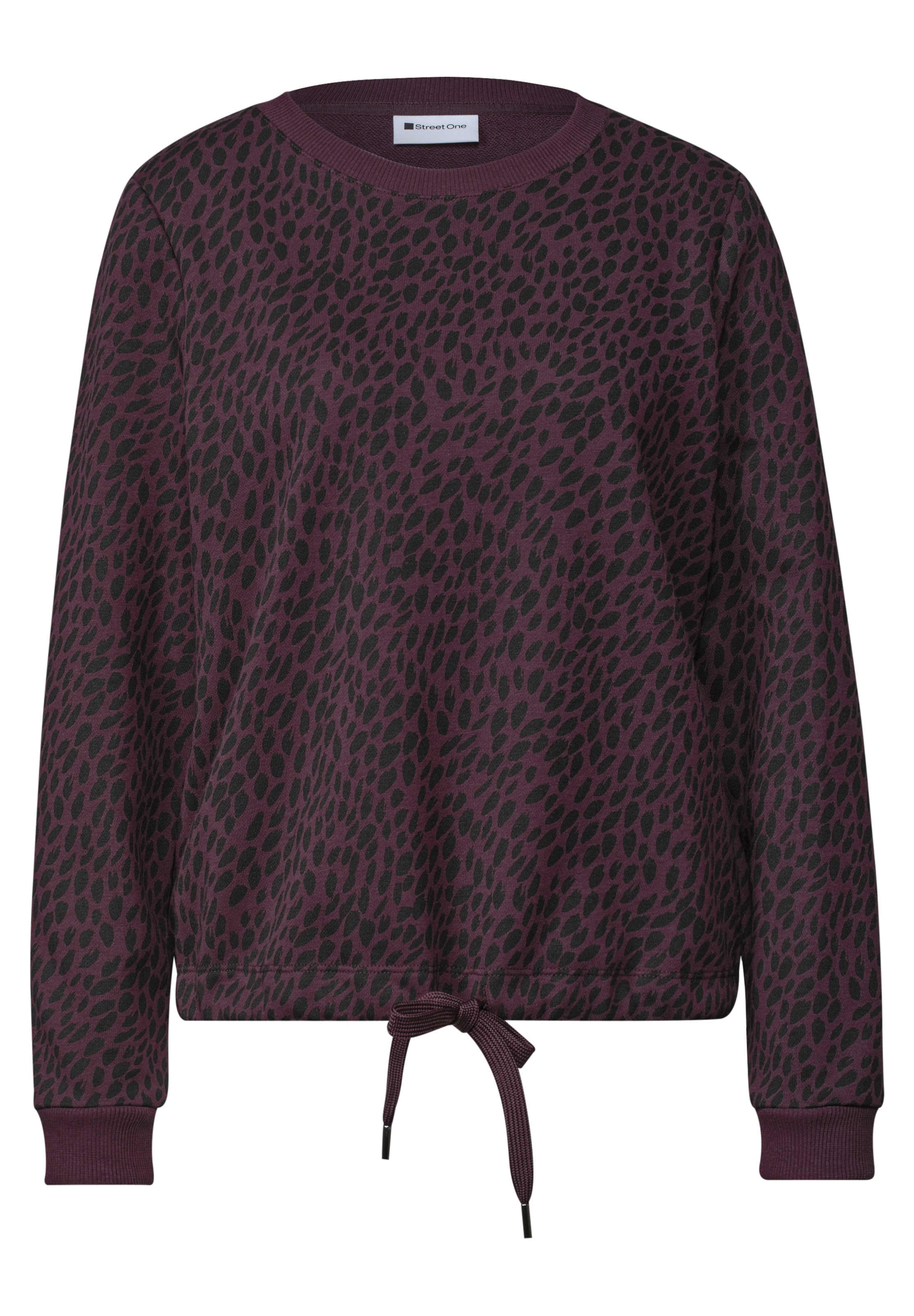 STREET ONE Sweatshirt in Rot: Vorderseite